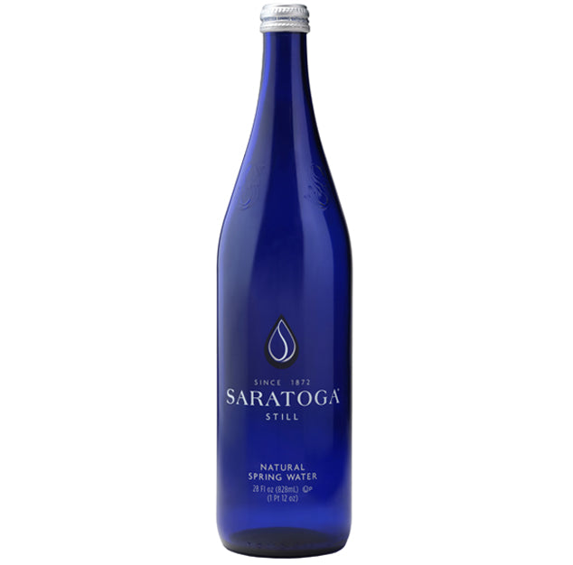 Saratoga - Spring Water - 28 oz (12 Glass Bottles)
