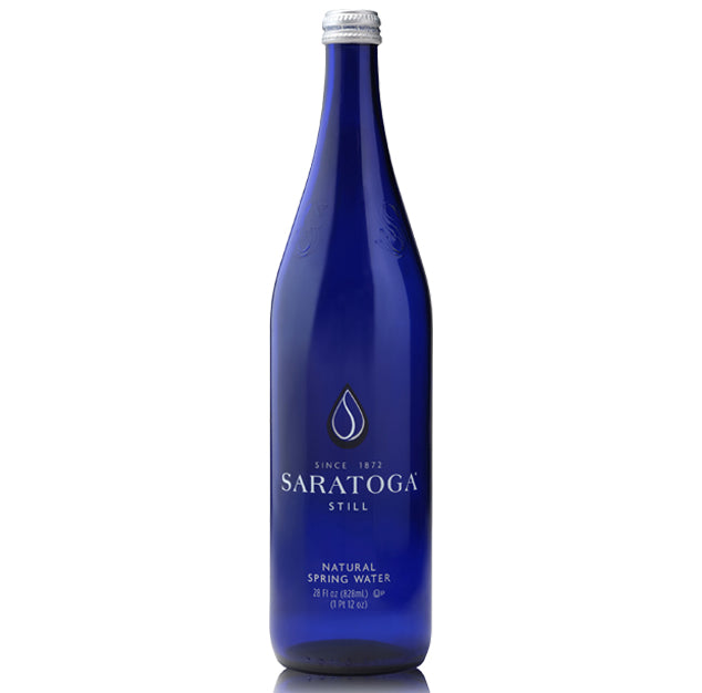 Saratoga - Spring Water - 28 oz (12 Glass Bottles)