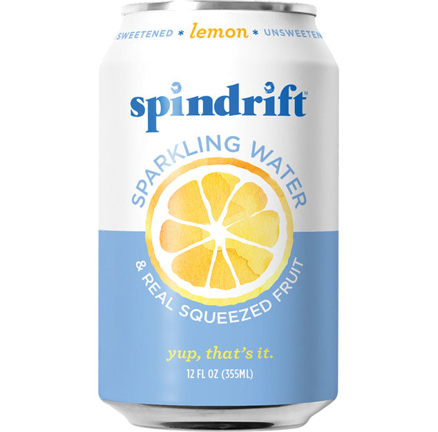 Spindrift - Sparkling Lemon - 12 oz (24 Cans)