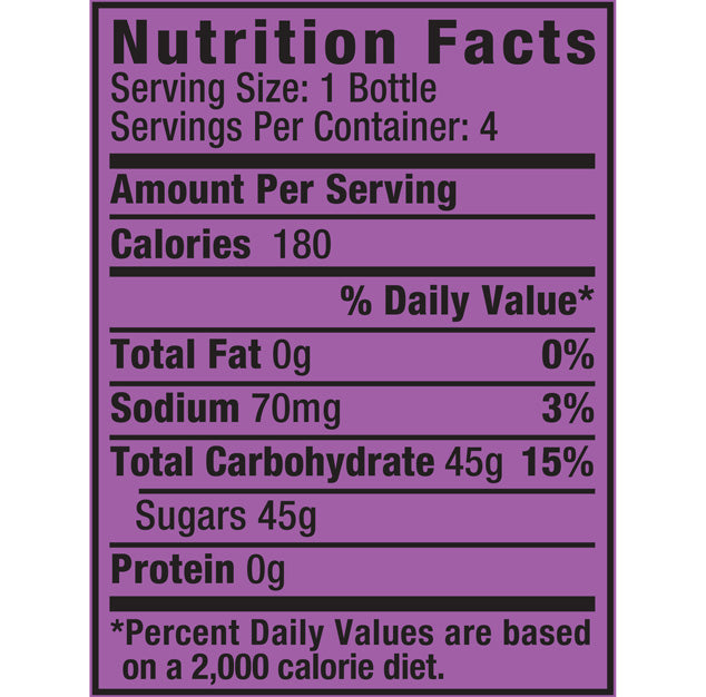 Stewart's - Grape - 12 oz (24 Glass Bottles)