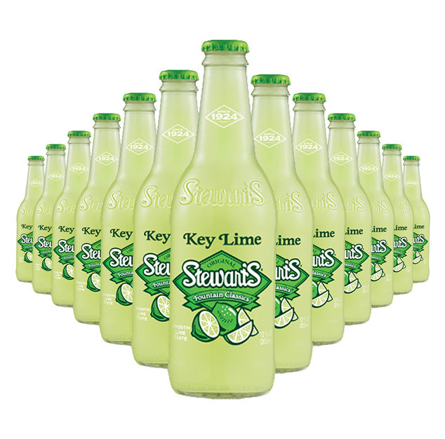 Stewart's - Key Lime - 12 oz (24 Glass Bottles)