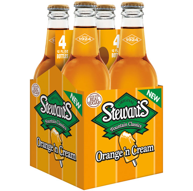 Stewart's - Orange 'N Cream - 12 oz (12 Glass Bottles)
