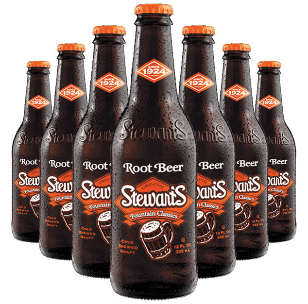 Stewart's - Root Beer - 12 oz (12 Glass Bottles)