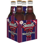 Stewart's - Black Cherry - 12 oz (24 Glass Bottles)