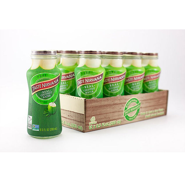 Taste Nirvana - Premium Coconut Water - 9.5 oz (12 Glass Bottles)