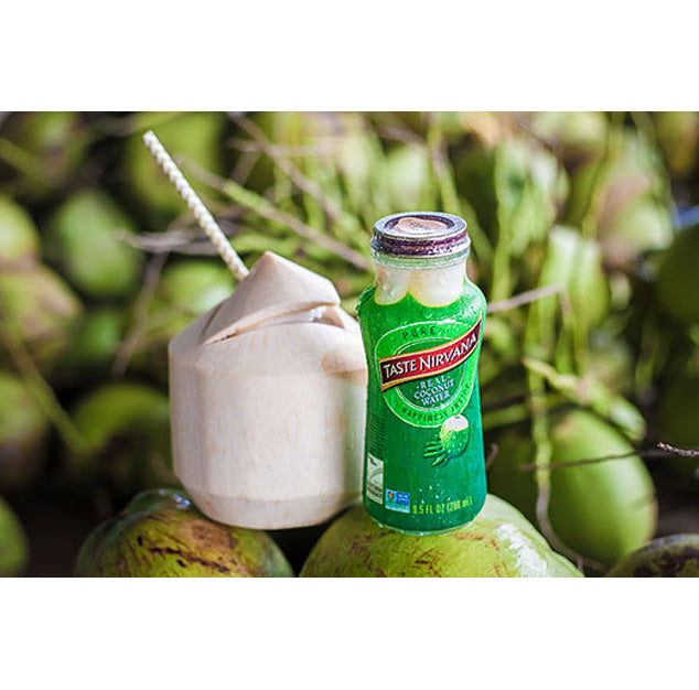 Taste Nirvana - Premium Coconut Water - 9.5 oz (12 Glass Bottles)