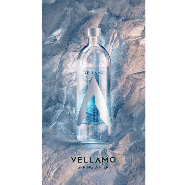 Vellamo - Spring Water - Sparkling - 750 ml (12 Glass Bottles)ALIAS