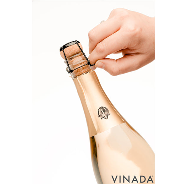 VINADA - Crispy Chardonnay and Sparkling Gold Variety Pack - Zero Alcohol Wine - 750 ml (12 Glass Bottles)