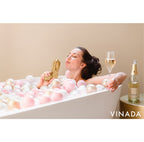 VINADA - Crispy Chardonnay and Sparkling Gold Variety Pack - Zero Alcohol Wine - 750 ml (12 Glass Bottles)