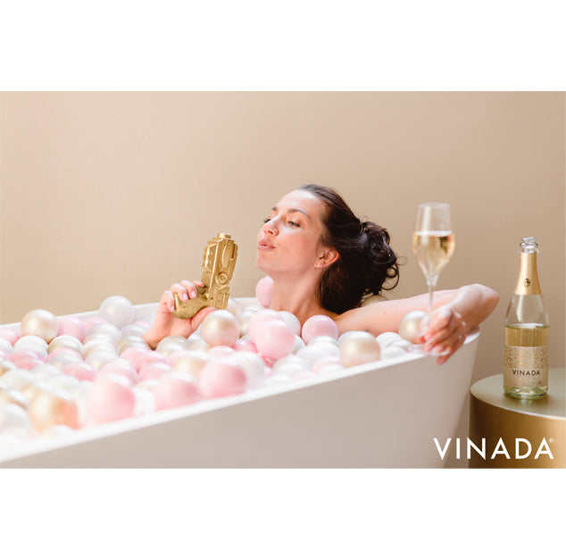 VINADA - Sparkling Gold & Rose Variety Pack  - Zero Alcohol Wine - 750 mL (6 Glass Bottles)