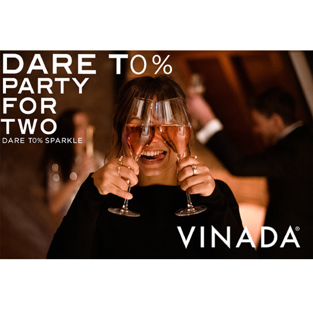 VINADA - Crispy Chardonnay and Sparkling Rose Variety Pack - Zero Alcohol Wine - 750 ml (12 Glass Bottles)