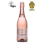 VINADA - Crispy Chardonnay and Sparkling Rose Variety Pack - Zero Alcohol Wine - 750 ml (12 Glass Bottles)