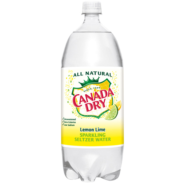 Canada Dry Lemon-Lime Seltzer (2 Liter) | Beverage Universe