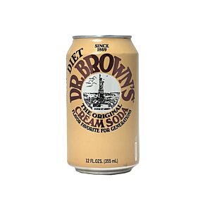 Dr. Browns - Diet Cream Soda - 12 oz (24 Cans)