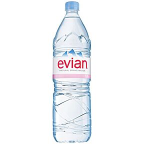 Evian - Spring Water - 1.5 L (1 Plastic Bottle)