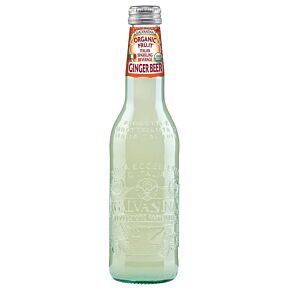 Galvanina - Organic Italian Soda Ginger Beer - 12 oz (12 Glass Bottles)