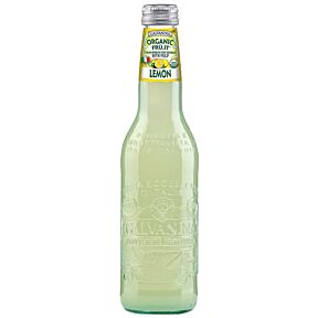 Galvanina - Organic Italian Soda Lemon - 12 oz (12 Glass Bottles)
