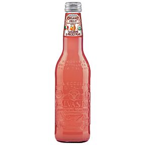 Galvanina - Organic Italian Soda Tangerine and Prickly Pear - 12 oz (12 Glass Bottles)