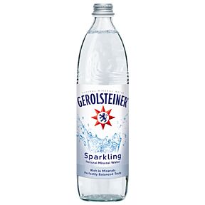 Gerolsteiner - Sparkling Natural Mineral Water - 750 ml (15 Glass Bottles)