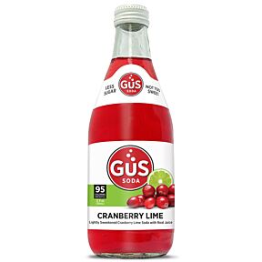 GUS Soda - Cranberry Lime - 12 oz (9 Glass Bottles)