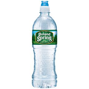 Poland Spring - Spring Water (Easy Open Stay Back Cap) - 700 ml (24 Plastic Bottles)