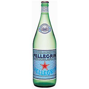 San Pellegrino - Sparkling Water - 1 L (12 Glass Bottles)