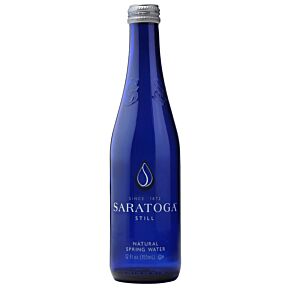 Saratoga - Still - Spring Water - 12 oz (24 Glass Bottles)