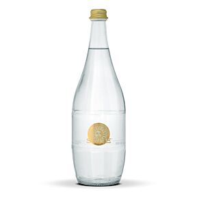 Sole Water - Deco - Sparkling Natural Mineral Water - 1 L (6 Glass Bottles)