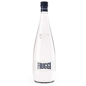 Fiuggi - Sparkling- Natural Mineral Water - 1 Liter (6 Glass Bottles)