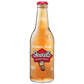 Stewart's - Cream Soda - 12 oz (24 Glass Bottles)