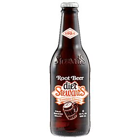 Stewart's - Diet Root Beer - 12 oz (12 Glass Bottles)