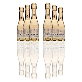 Vinada - Sparkling Gold Mini - Zero Alcohol - 200 mL (6 Glass Bottles)