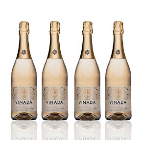 Vinada - Sparkling Gold - Zero Alcohol Wine - 750 mL (4 Glass Bottles)
