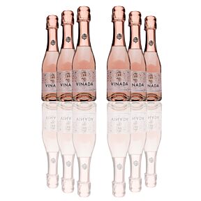 Vinada - Sparkling Rose Mini - Zero Alcohol - 200 mL (6 Glass Bottles)