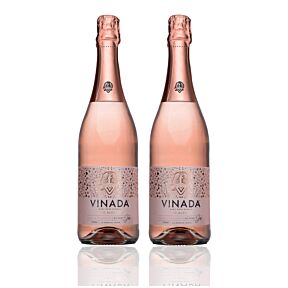 Vinada - Sparkling Rose - Zero Alcohol Wine - 750 mL (2 Glass Bottles)