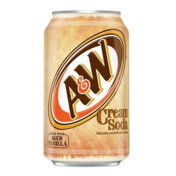 A&W - Cream Soda - 12 oz (24 Cans)