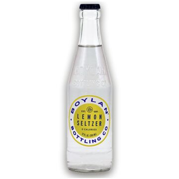 Boylan - Lemon Seltzer - 12 oz (24 Glass Bottles)