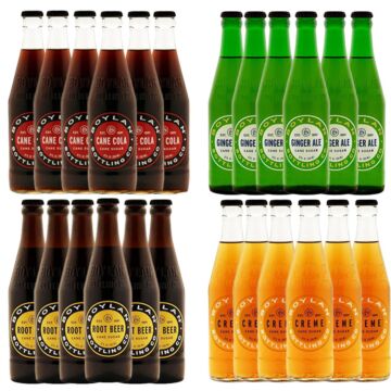 Boylan Bottling Co Regular Soda Variety Pack (24 Glass Bottles)