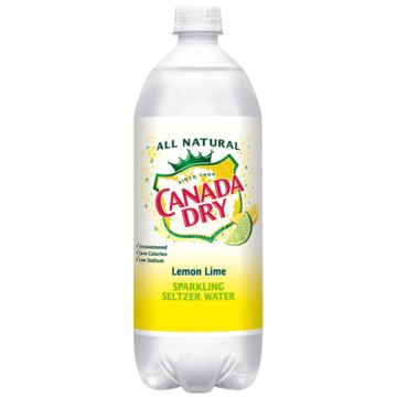 Canada Dry - Sparkling Lemon Lime - 1 L (12 Plastic Bottles)