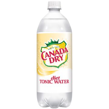 Canada Dry - Diet Tonic Water - 1 L (12 Plastic Bottles)