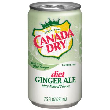 Canada Dry - Diet Ginger Ale - 7.5 oz (24 Cans)