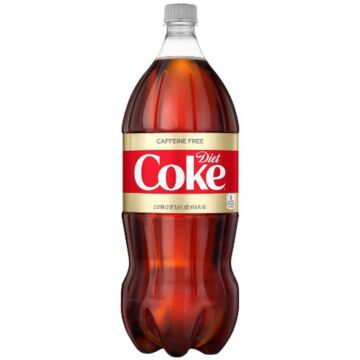 Coca Cola - Diet Caffeine Free - 2 L (8 Plastic Bottles)