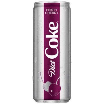 Diet Coke Slim Can Feisty Cherry 12oz