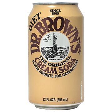 Dr. Browns - Diet Cream Soda - 12 oz (9 Cans)