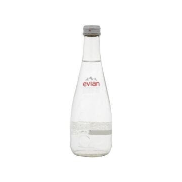 Evian - Spring Water - 330 ml (10 Glass Bottles)
