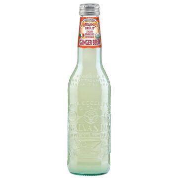 Galvanina - Organic Italian Soda Ginger Beer - 12.8 oz (12 Glass Bottles)