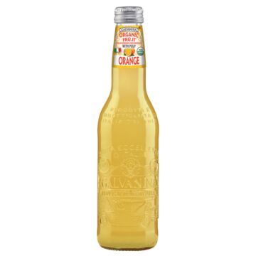 Galvanina - Organic Italian Soda Orange - 12.8 oz (12 Glass Bottles)