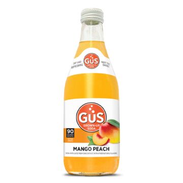 Gus Soda - Mango Peach - 12 oz (24 Glass Bottles)