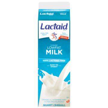 Lactaid 100% 1% Low-Fat (Quart)