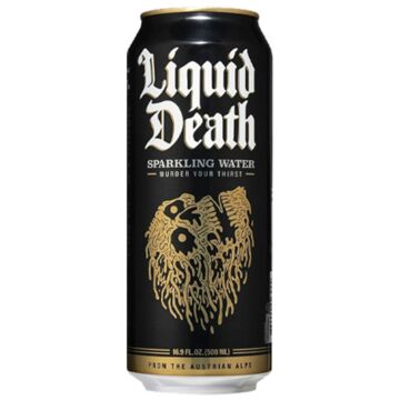Liquid Death - Sparkling Water - 16.9 oz (12 Cans)